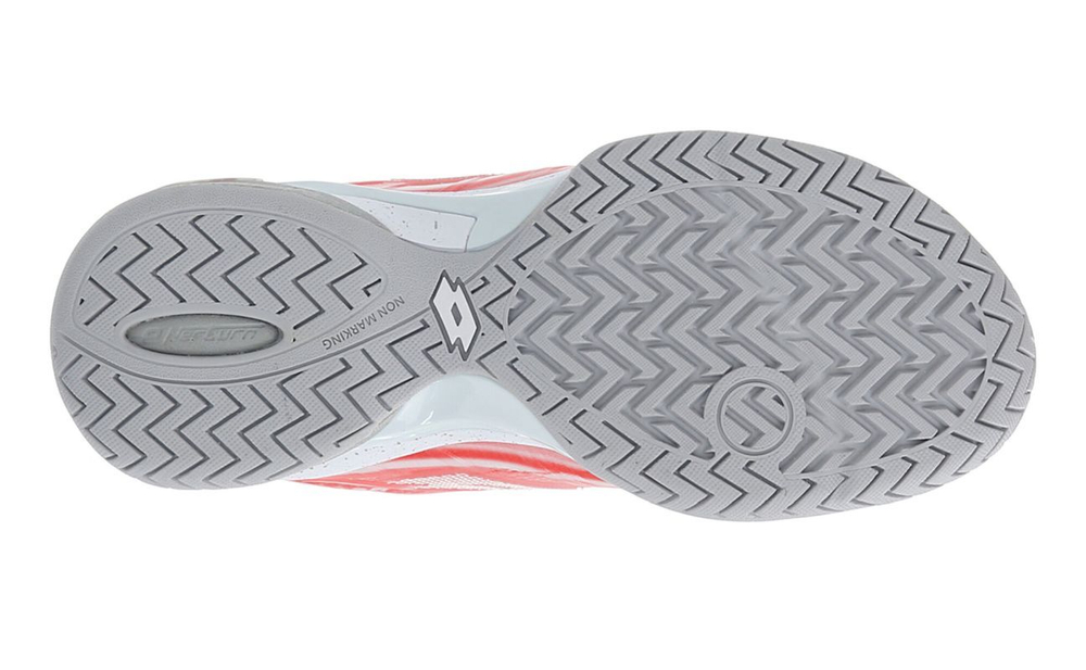 Женские Кроссовки теннисные Lotto Mirage 300 SPD W - pink cgerry/all white/red poppy