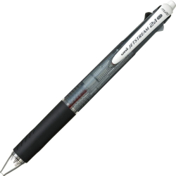 Многофункциональная ручка Uni Jetstream Multi 2&1 07 прозрачно-чёрная