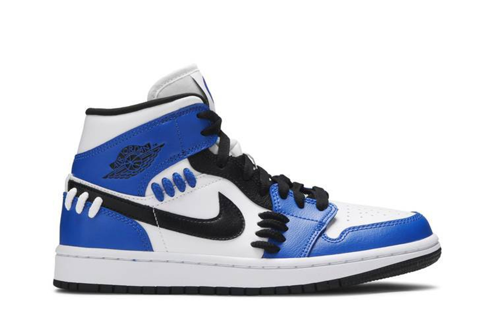 Кроссовки Jordan Air Jordan 1 Mid Se "Game Royal" (Женская размерная сетка)