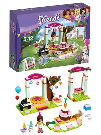 Конструктор Френдс Празднование дня рождения 194 детали