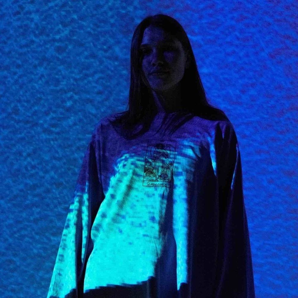 Лонгслив Out Block Vampire Comics синий