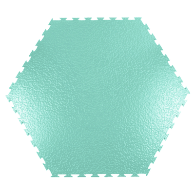 Универсальное ПВХ покрытие 90-94ШОР 66х58х0,5 см от 50 м2 Бирюзовый