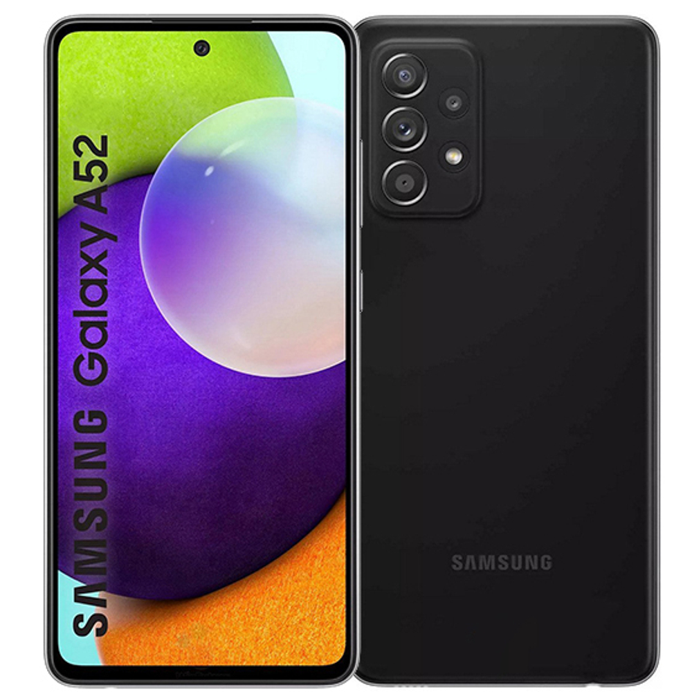 Смартфон Samsung Galaxy A52 SM-A525 4/128GB черный (SM-A525FZKDSER)