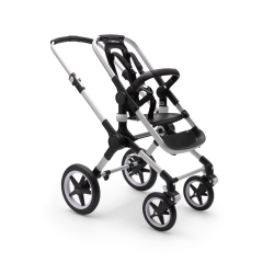 Коляска 2 в 1 Bugaboo Fox 2 Classic Complete Alu/Dark Navy, стальной/темно-синий