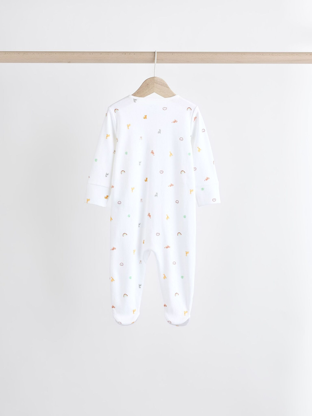 Комбинезон / Cлип для малышей Next K79-485, 4 шт., Белый