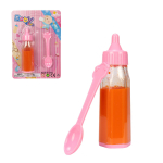 Аксессуары для пупса (бутылочка, ложка), блистер QX693