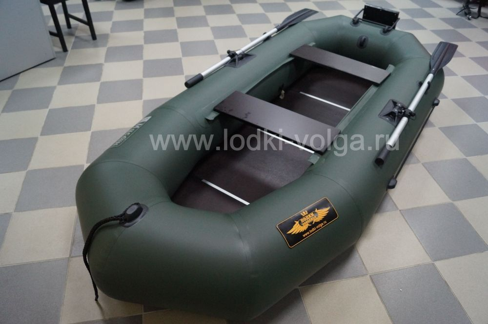Лодка пвх муссон r-260 с тр (цвет: зелёный)