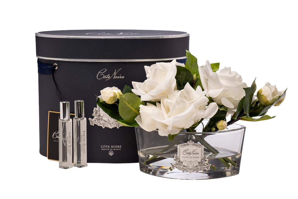 Диффузор Cote Noire Oval White + 2 спрея White Gardenia 10мл
