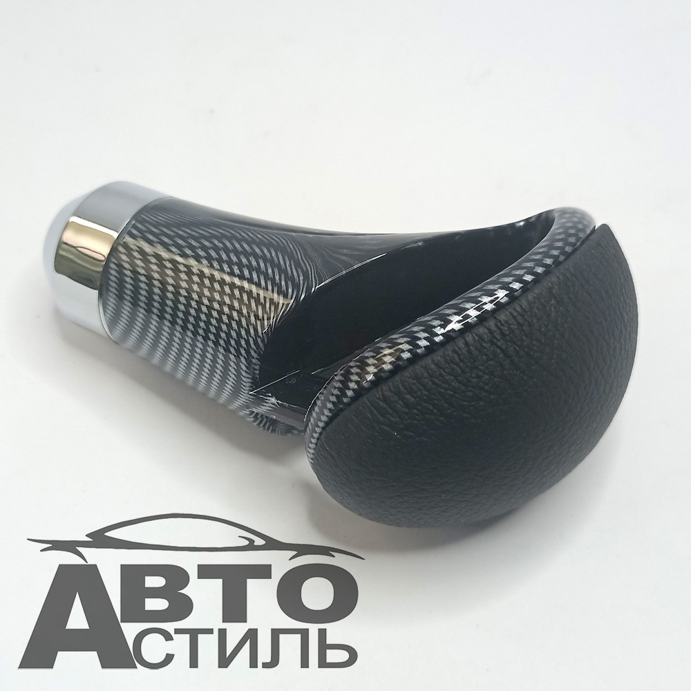 Ручка КПП  декоративная "Coolpart"- AC-141CRBBL - Carbon-Black