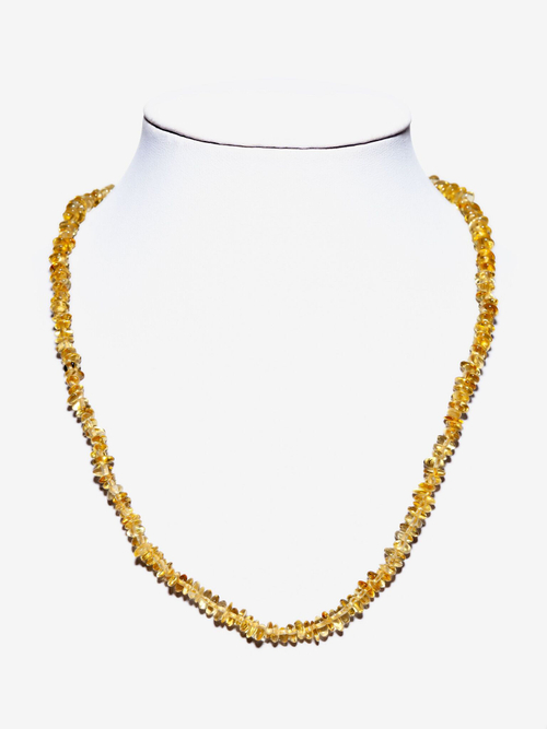 Бусы из цельного натурального янтаря 48 см, бусины 7 на 4 мм