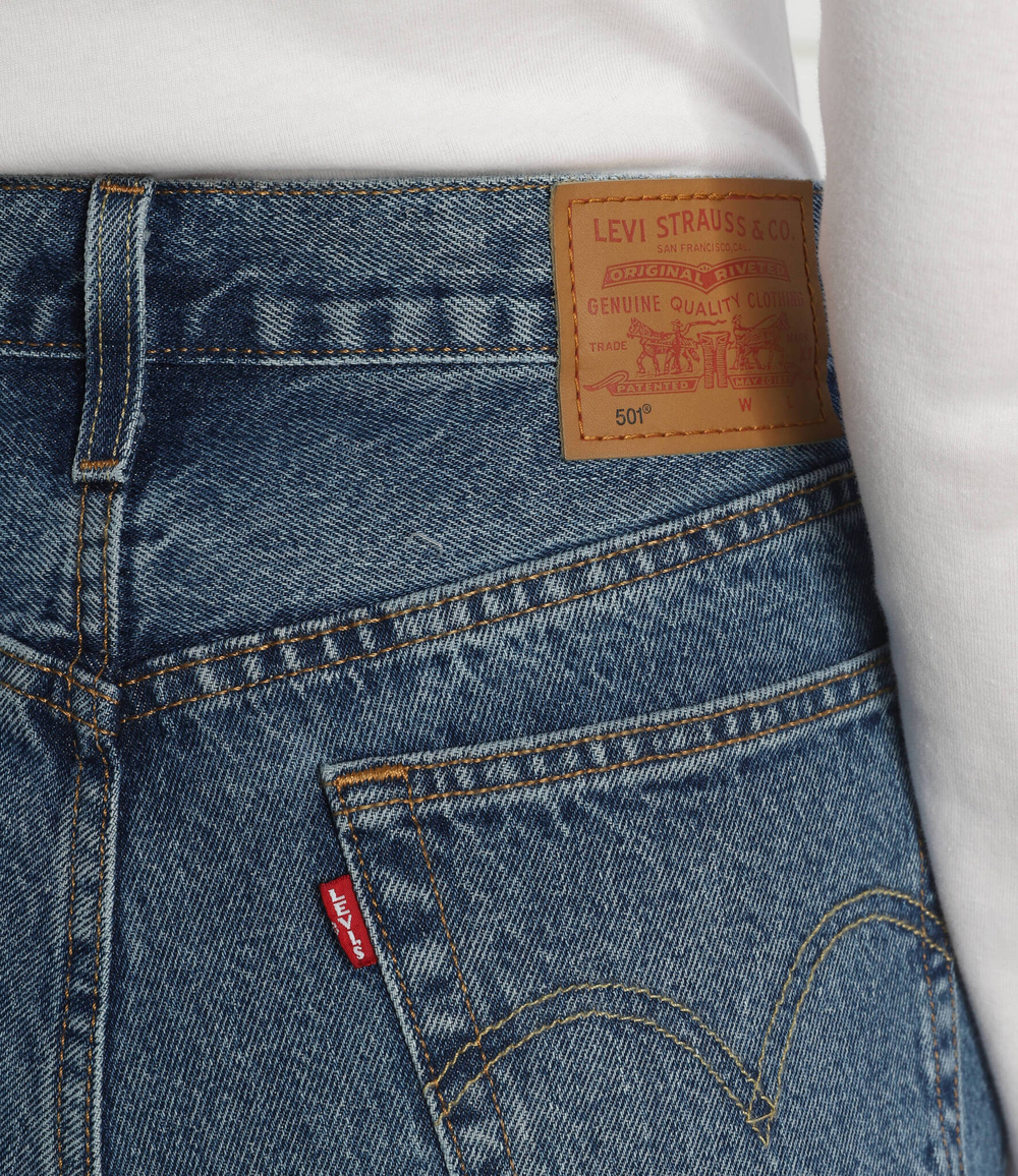 джинсы 501 crop Levi's - голубой(36200-0236)