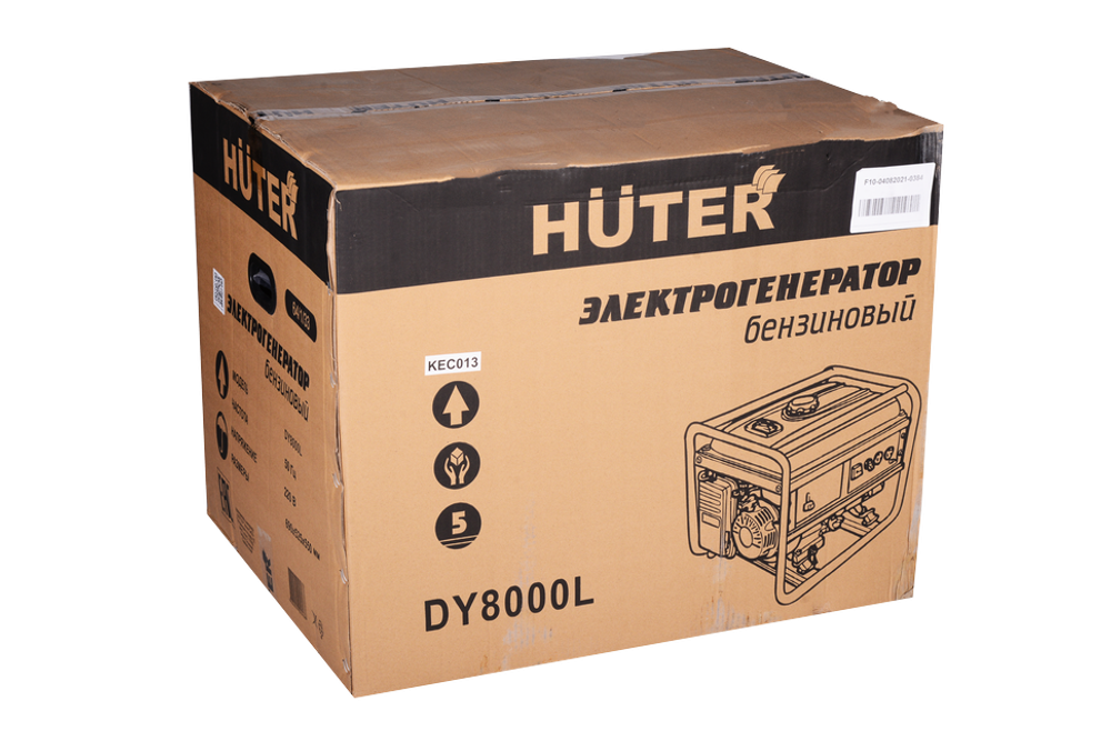 Портативный бензогенератор HUTER DY8000L - [6,5 кВт / 220V]