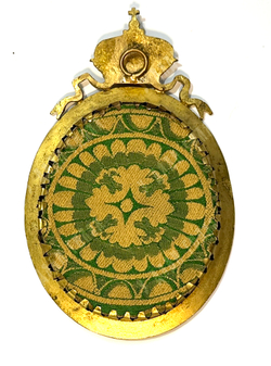 Н/х. Портрет Наполеона Бонапарта. Миниатюра на слоновой кости. Франция, сер. XIX в.