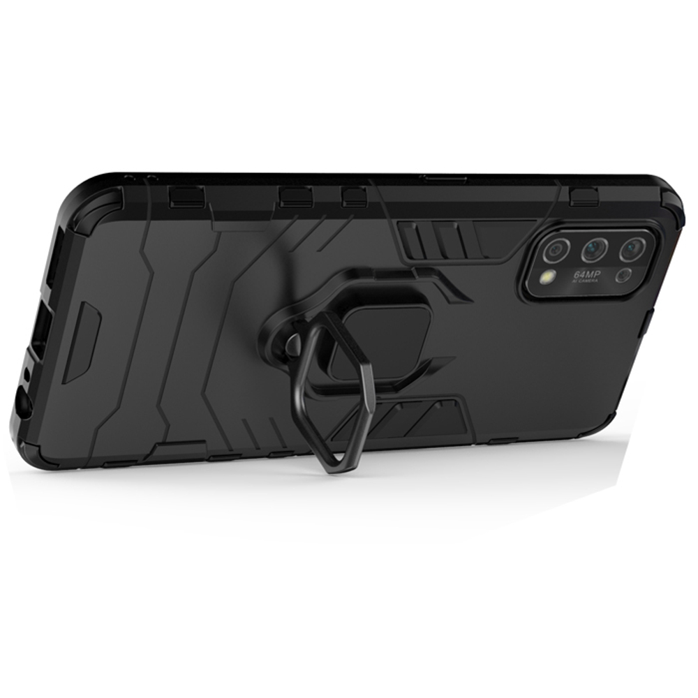 Противоударный чехол с кольцом Panther Case для Realme 7 Pro