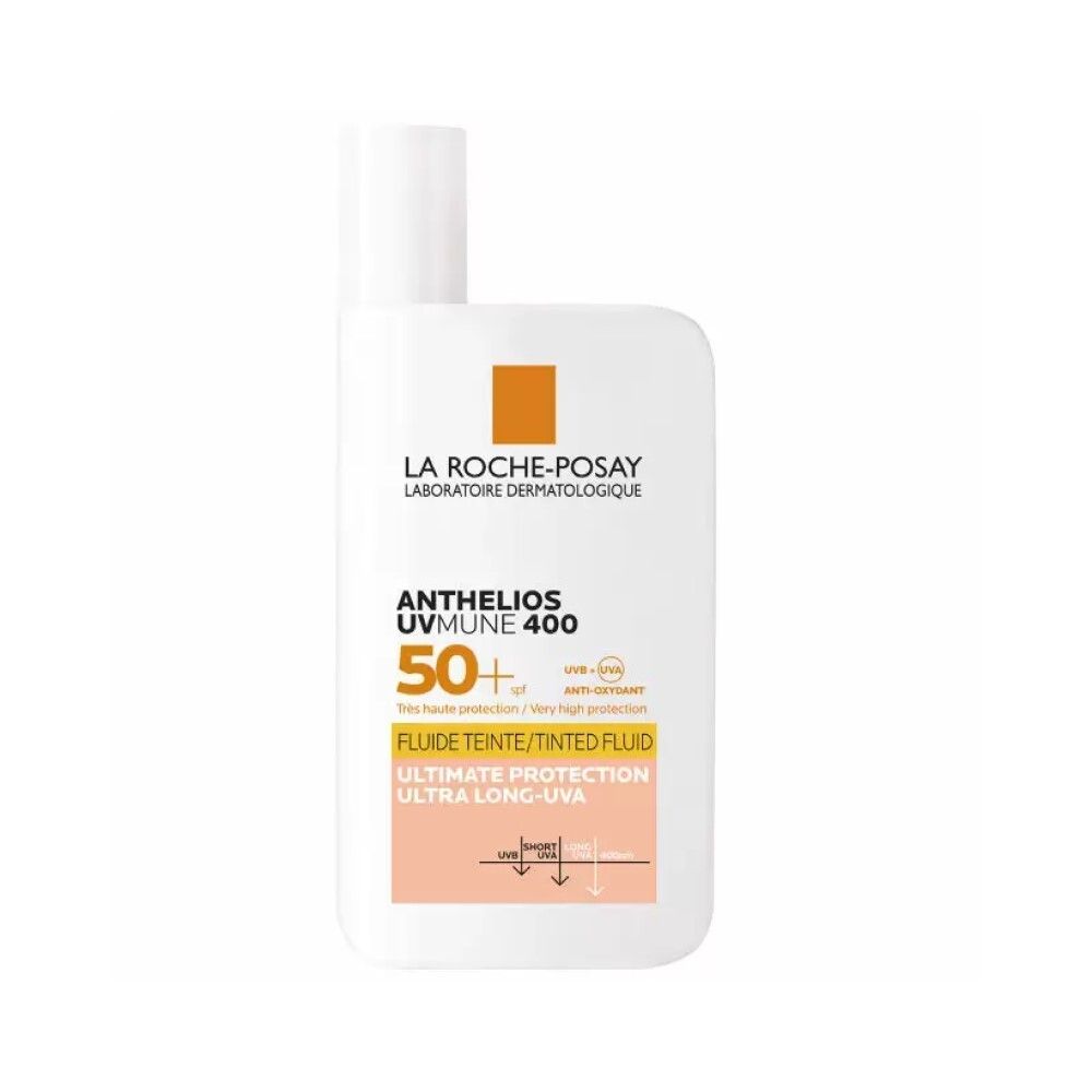 La Roche-Posay ANTHELIOS UVMUNE 400 Fluide Teinte Солнцезащитный тонирующий флюид для лица и глаз SPF 50+, 50 мл