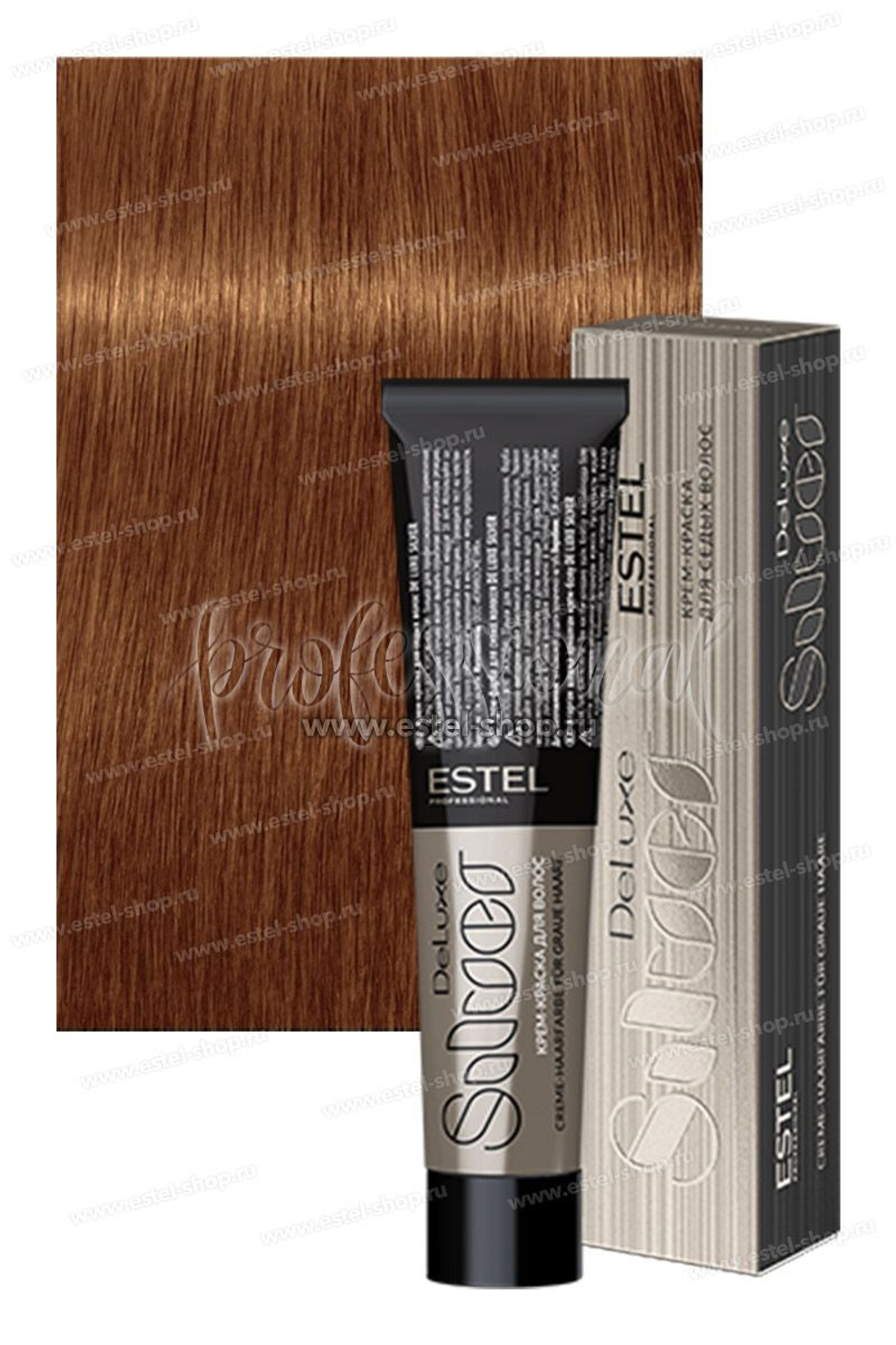 Estel DeLuxe Silver 7/43 Русый медно-золотистый