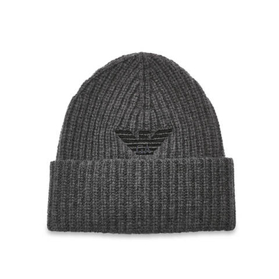 хлопковая шапка Emporio Armani - графитовый(627676 2F556)