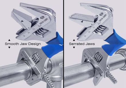 Цена на KING TONY (3614-08R) Ключ разводной 212 х 38 мм, с изменяемой губкой