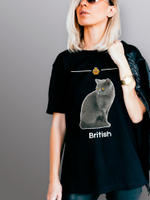 Футболка британская кошка