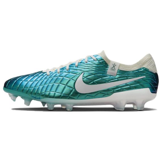 NIKE Tiempo Legend 10 Футбольные бутсы Низкие Циановый/Белый Мужские