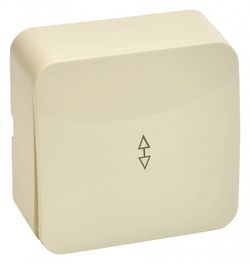 Переключатель одноклавишный Stekker София 49478