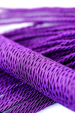 Сиреневый флоггер из веревки Theatre - 48,5 см. (Цвет: сиреневый)