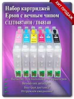 Набор картриджей вечных Епсон C13T04874010