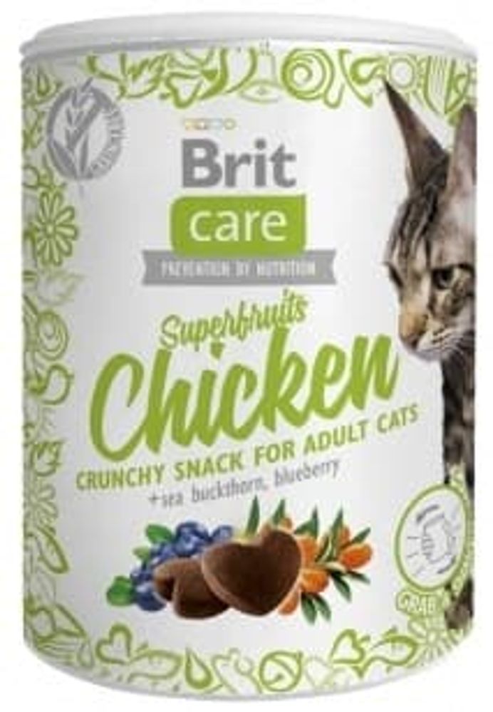 Brit Care лакомство для кошек Superfruits Chicken 100 г Brit Care лакомство для кошек Superfruits Chicken 100 г