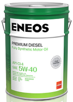 Масло моторное синтетическое Eneos Premium Diesel  CI-4  5W40 20л