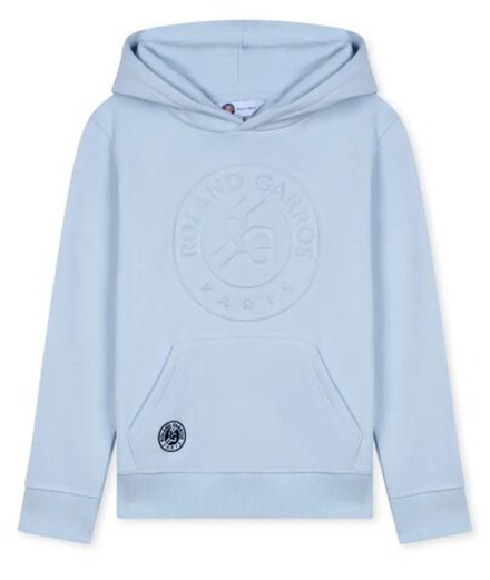 Детская теннисная толстовка Roland Garros Kids Sporty Chic Tim Hoodie - blue