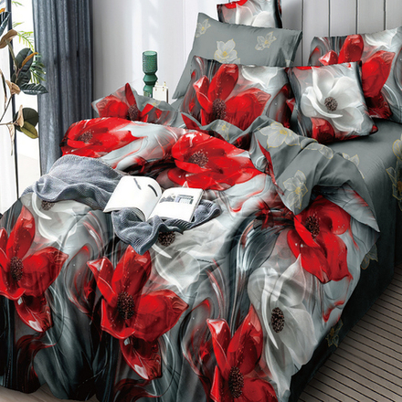 Комплект постельного белья "П37. F-73008", поплин, 100% хлопок, Россия.