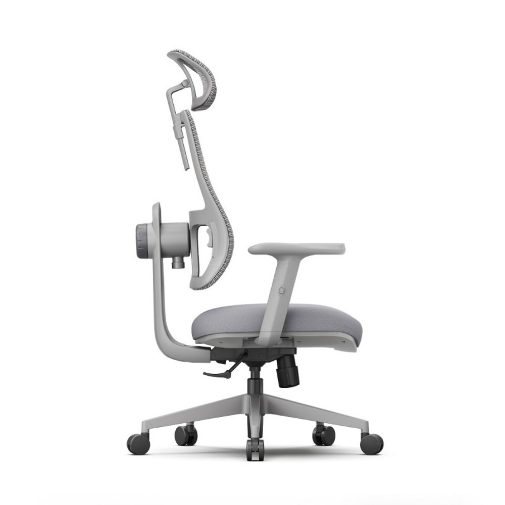 Эргономичное компьютерное кресло FoxGear NETZ One, DGGY, серый (FG-NETZ-ONE-DGGY)
