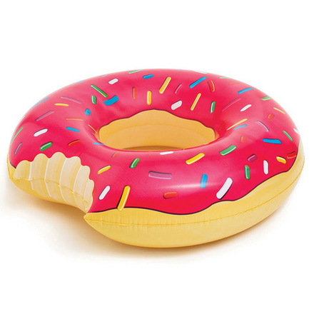 Круг надувной strawberry donut