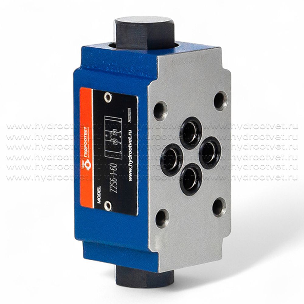 Z2S6-1-6X - Гидрозамок модульного монтажа Ду6 в канале A и B
