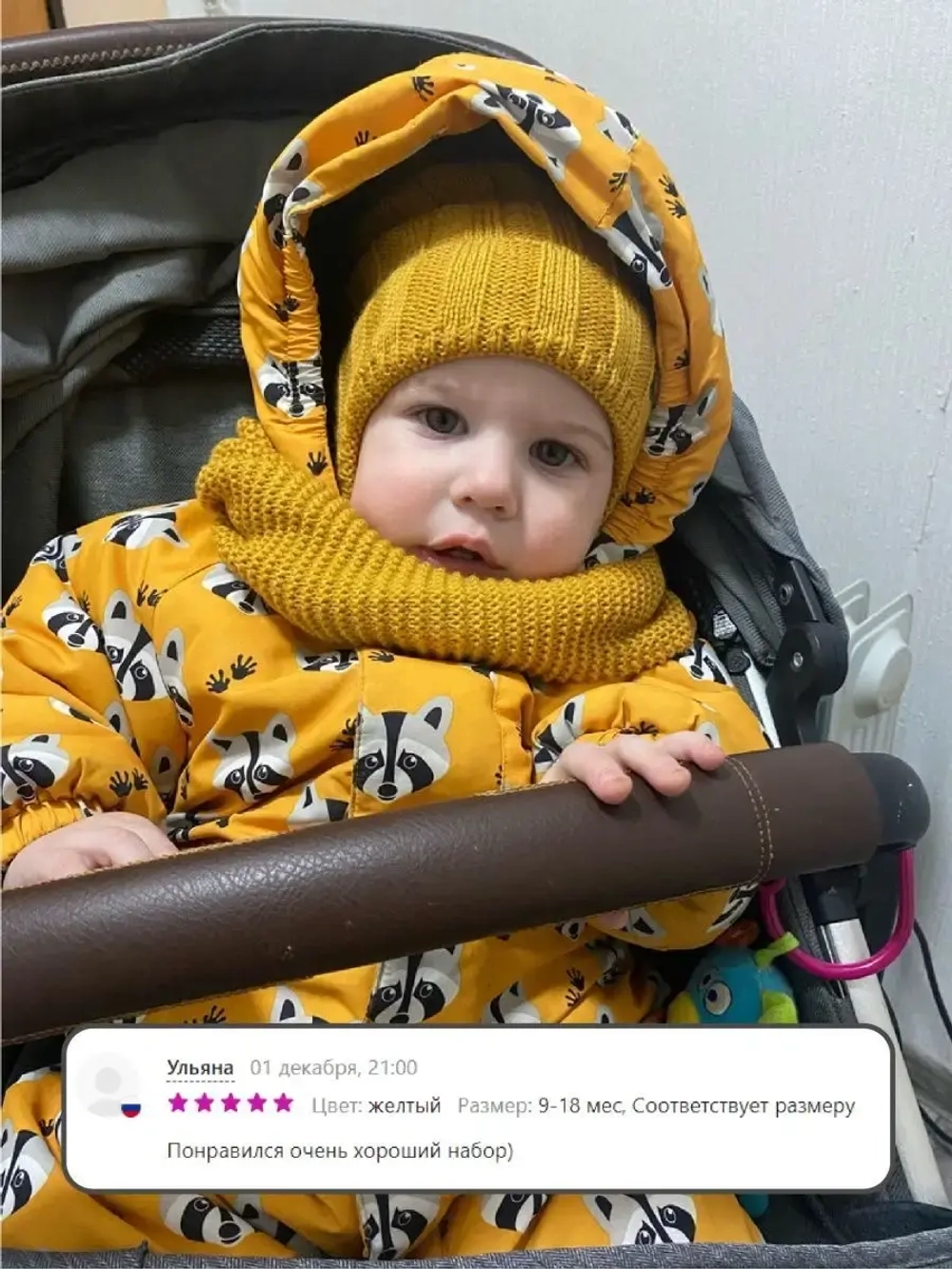 Шапка для мальчика со снудом осенняя