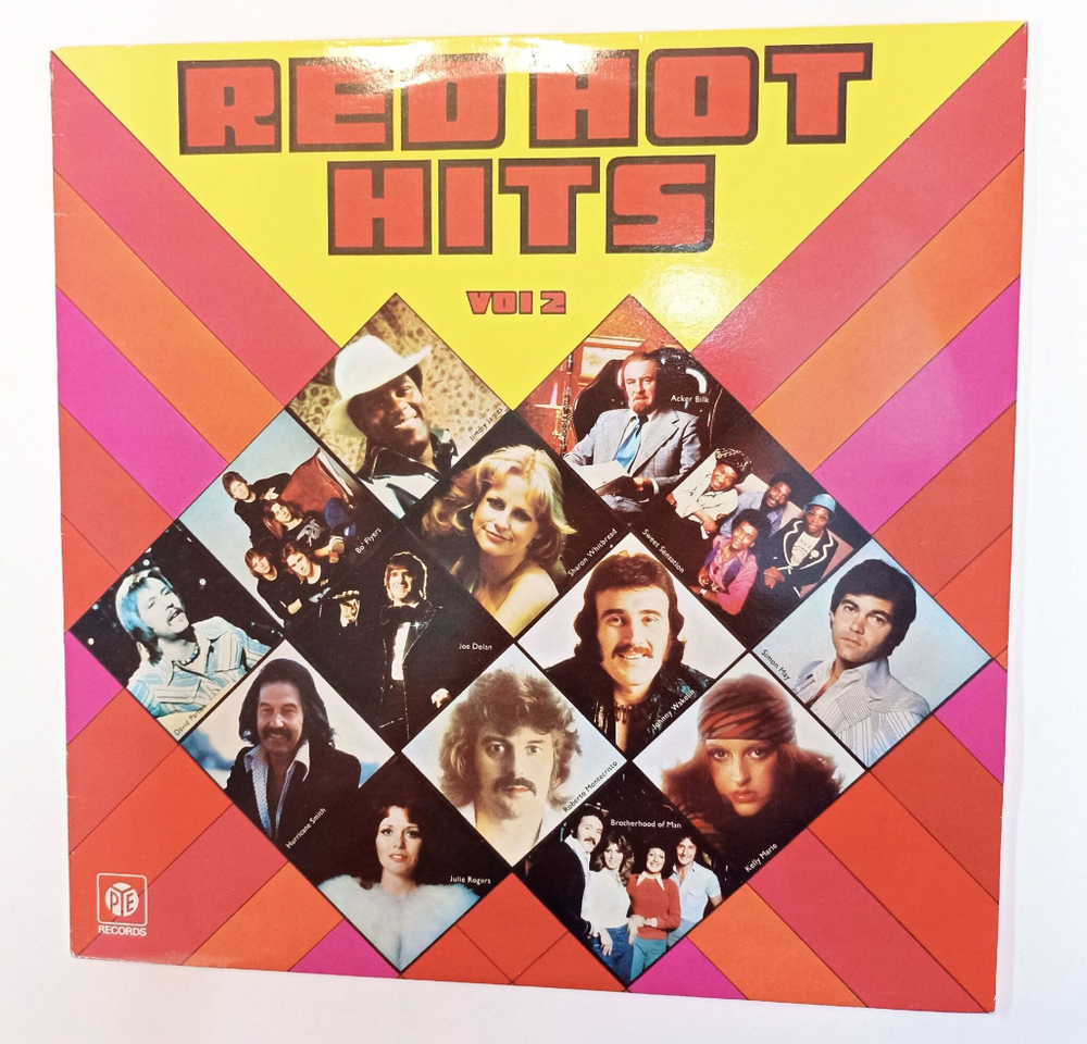 Винтажная виниловая пластинка LP Сборник Red Hot Hits Vol 2 (UK 1977)