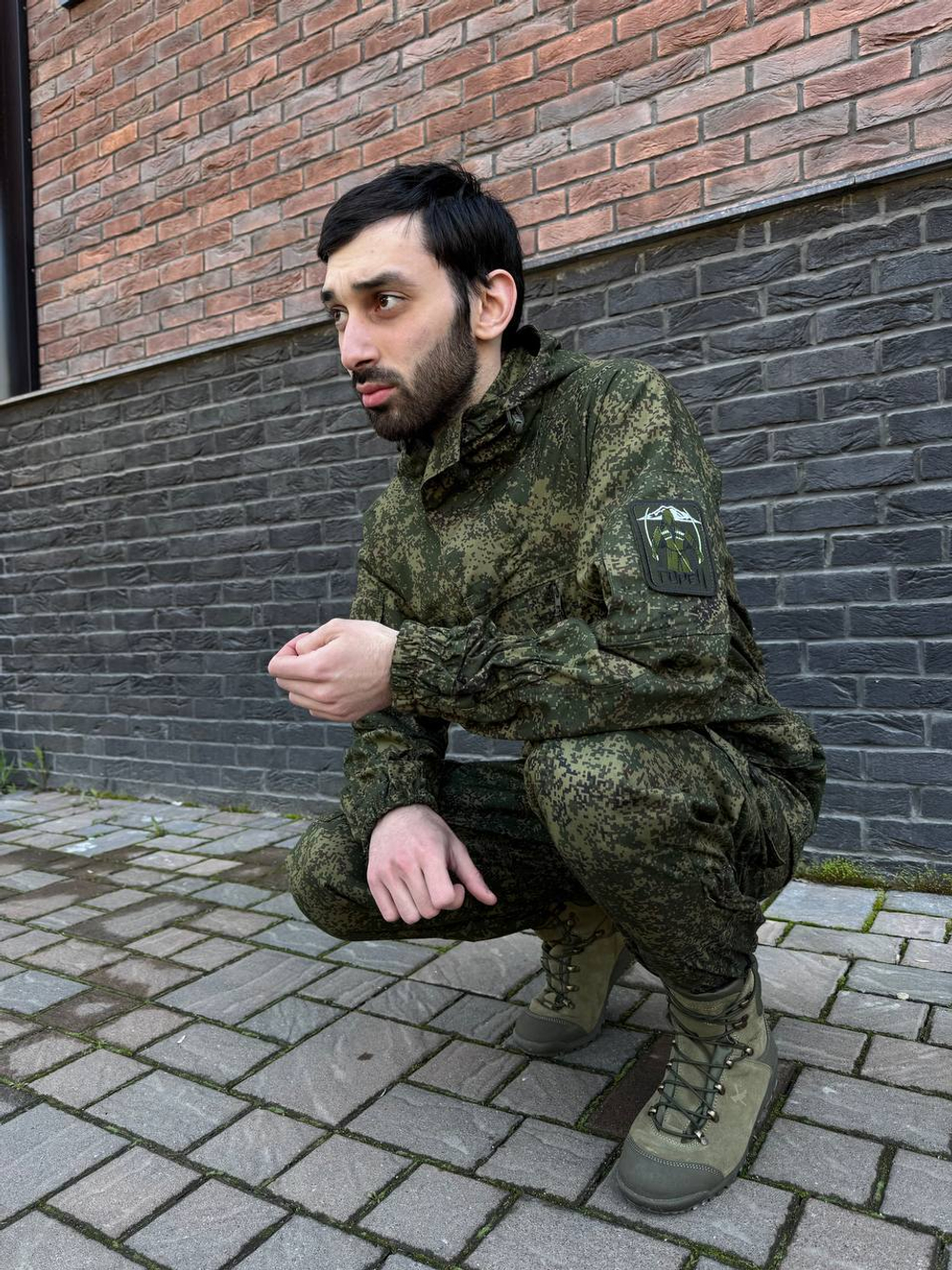 Костюм горка 6 весна-лето/зеленая цифра/панацея