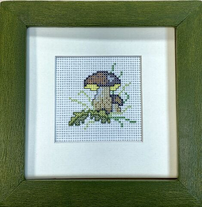 Набор для вышивания с деревянной рамкой (мулине 100% хлопок ) 16х16см Германия