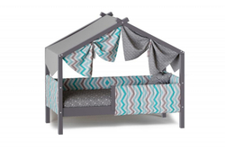 Ассоль кровать с надстройкой 1600х700 (лаванда)