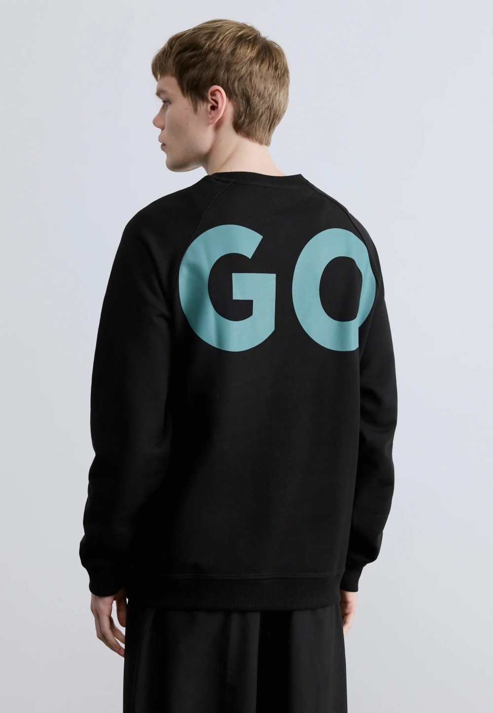 Худи Hugo NALFCREW - black