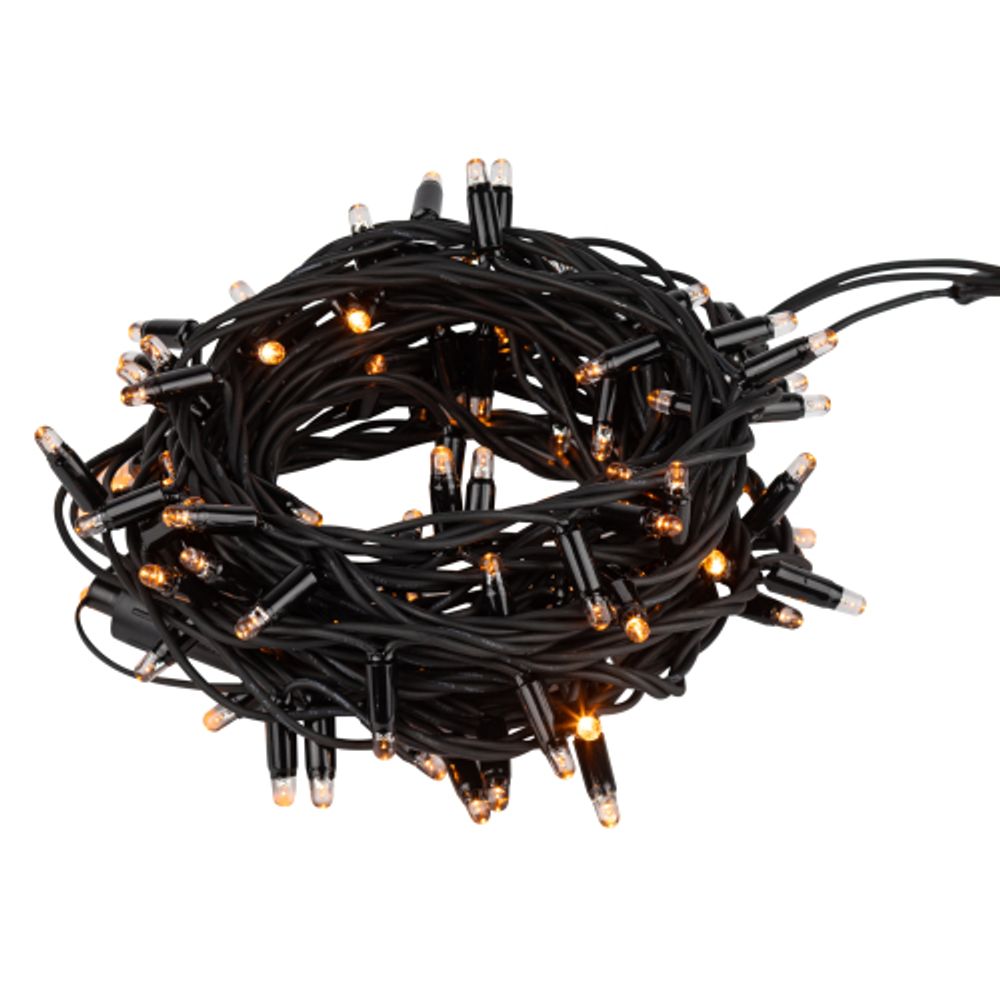 Гирлянда ЭРА ERAPS-NZ2 светодиодная новогодняя нить уличная 10 м желтая 100 LED | Профессиональное праздничное и новогоднее освещение