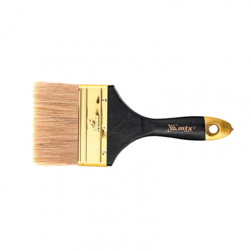 MTX Кисть плоская "Профи" 4" 100мм натуральная щетина деревянная ручка