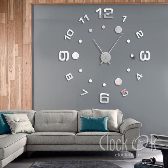 Настенные 3D часы Radius