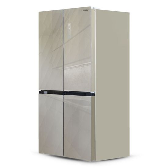 Холодильник Ginzzu NFK-575 Gold glass