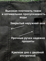 Горшок геотекстильный для растений 10литров 6шт/уп