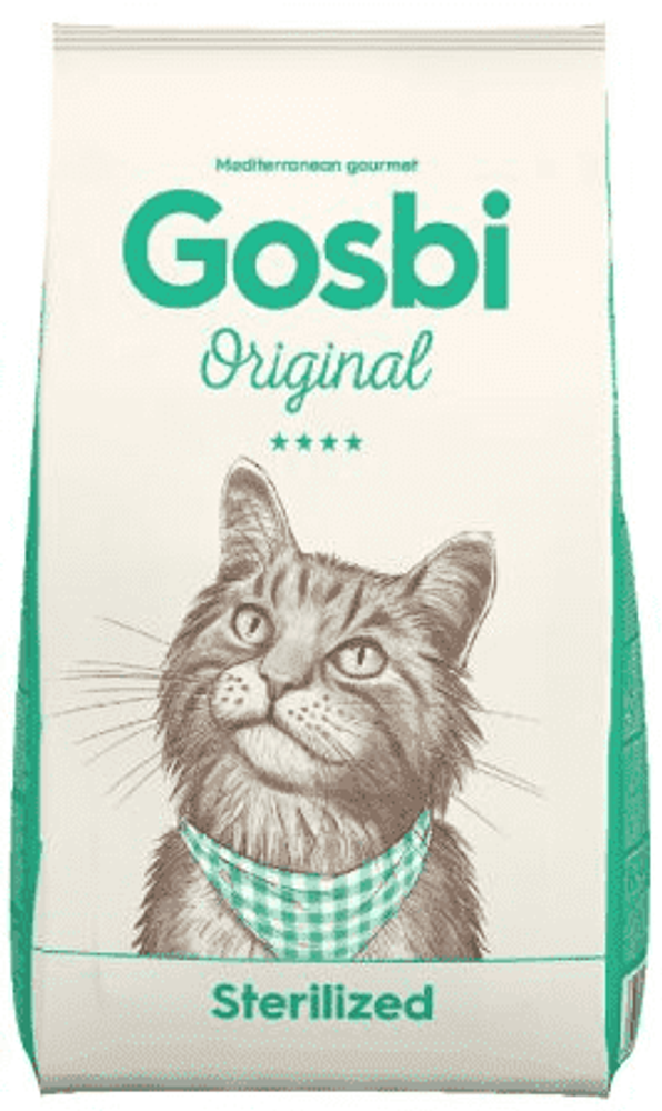 Gosbi 1кг ORIGINAL корм для кастрированых котов и кошек