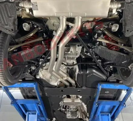 Спортивная выхлопная система с дистанционно управляемыми заслонками для Porsche Cayenne Coupe 9YB 3.0T Порше Каен