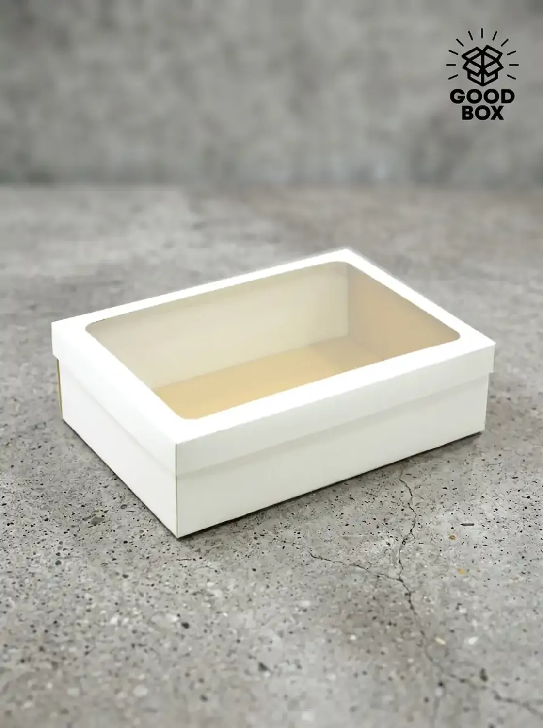 Коробка 350*250*90 Экран белый + белое дно