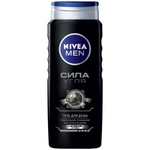 Nivea 500мл. муж. Сила угля гель д/душа муж увлаж. питание д/в тип.кожи свеж.