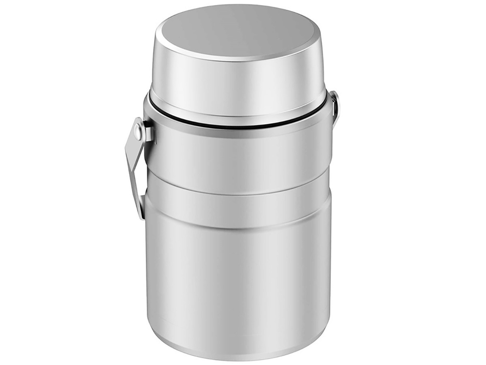 Термоконтейнер для еды THERMOS KING SK-3030 MS Big Boss 1,39L, с двумя ланч-боксами, стальной